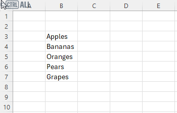 Cut and paste multiple using Shift cells in Excel